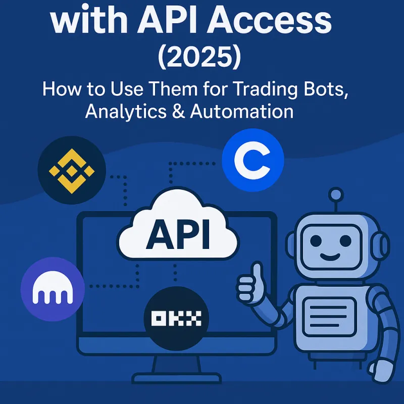 Top Crypto Exchanges with API Access (2025) – How to Use Them for Trading Bots, Analytics & Automation