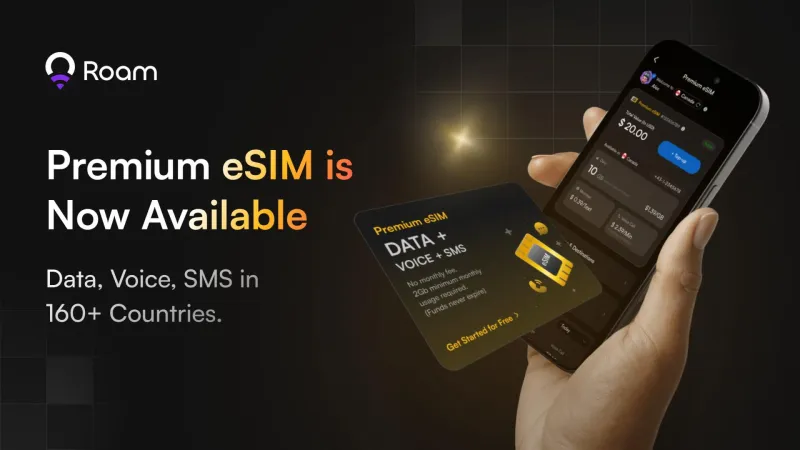 Roam Launches Premium eSIM: A Global Voice, SMS, and Data Solution for Global Connectivity