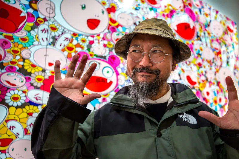 Takashi Murakami Launches "108 Flowers Revised" NFT Trading Cards on Base Blockchain