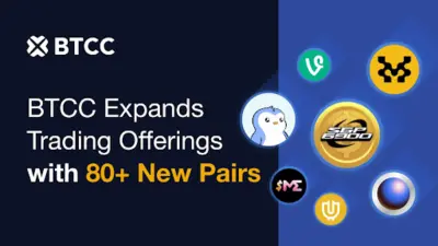 BTCC Sees 35% Growth in Trading Volume After Adding 80+ New Spot Pairs in July