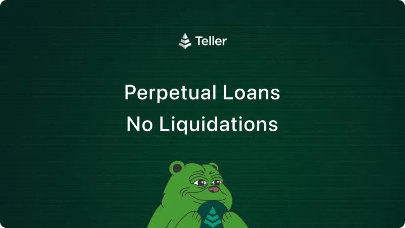 Digital Asset Lender Teller Launches Perpetual, No‑Liquidation Loans
