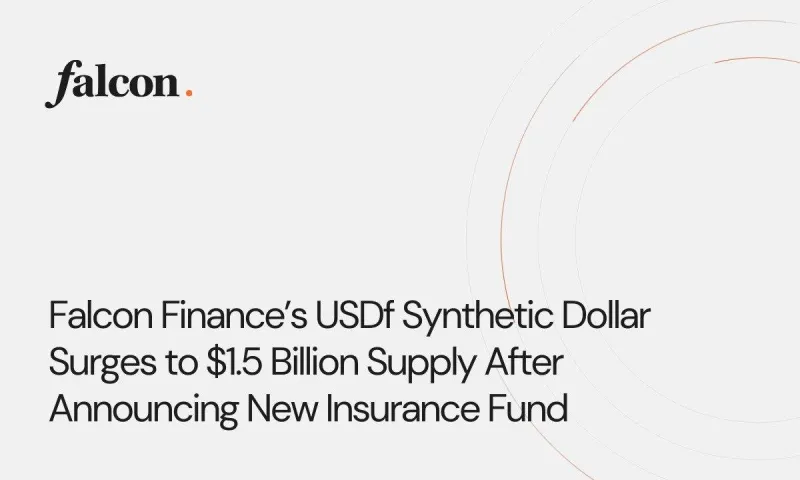 Falcon Finance’s USDf Synthetic Dollar Surges to $1.5 Billion Supply After Announcing New Insurance Fund