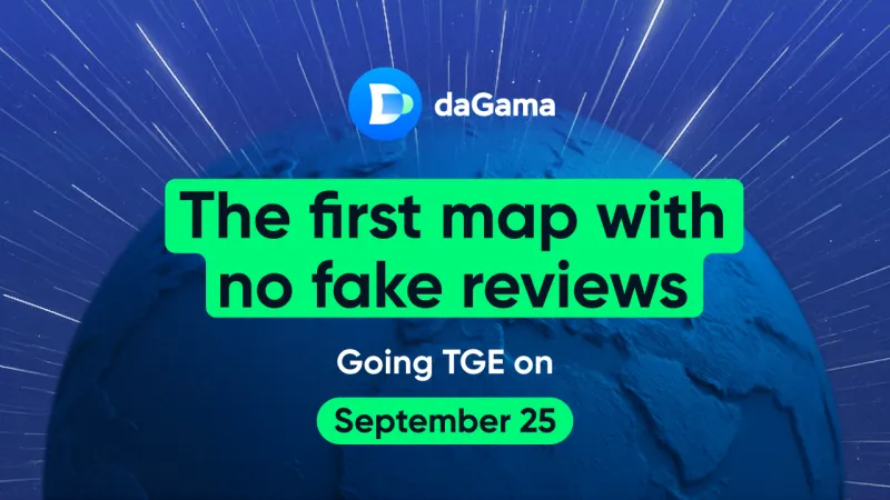 daGama to Launch $DGMA Token on September 25
