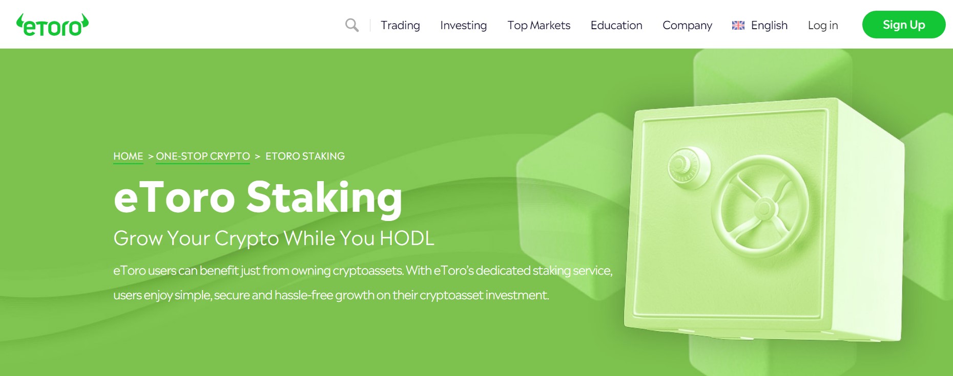 eToro staking