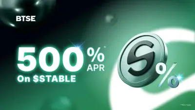 BTSE Unveils Stable Staking: A Major Initiative Offering Up to 500% APR