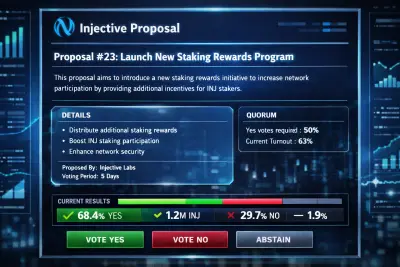 Injective Releases a Governance Proposal for a Dynamic Mainnet Upgrade