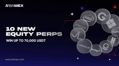 Crypto Exchange BitMEX Expands Equity Perps Offering With New U.S. Stock Contracts