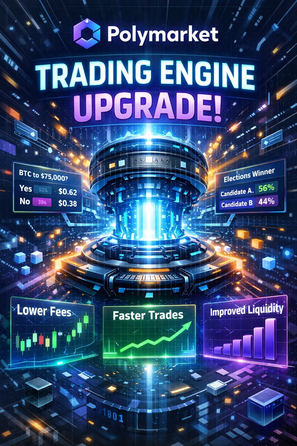 Polymarket to Overhaul Trading Engine and Launch Native USD Stablecoin