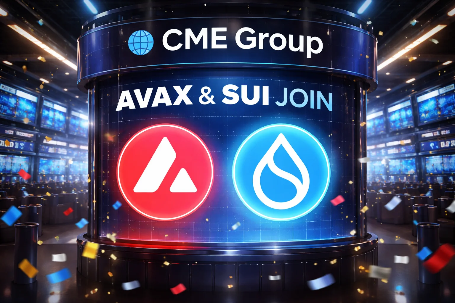 AVAX and SUI Become the Latest Cryptos to Join CME Group’s Futures Product Suite
