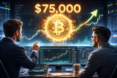 Bitcoin Hovers Near $75K Amid Supply Wall, Institutional Demand