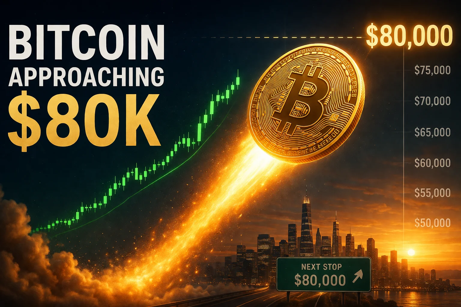 Bitcoin Briefly Hits $79k as Sentiment Improves Amid ETF Inflows