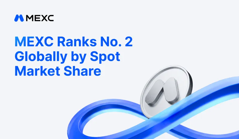 MEXC Ranks No. 2 Globally by Spot Market Share, TokenInsight Reports