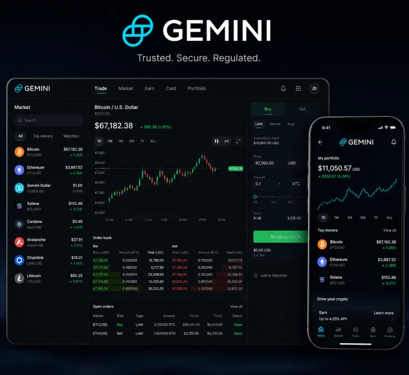 Gemini Secures CFTC Derivatives Clearinghouse License, Expands into Prediction Markets