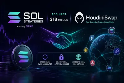 SOL Strategies to Acquire HoudiniSwap for $18M, Expanding Into Cross-Chain Infrastructure