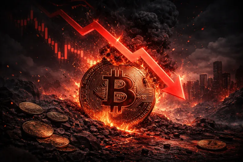 Bitcoin Drops Below $80k as Funding Rate Stays Negative