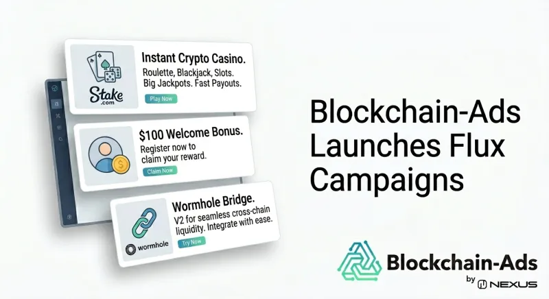 Blockchain-Ads Launches Flux Campaigns: Ads Built in Real Time, for Every User, Every Impression