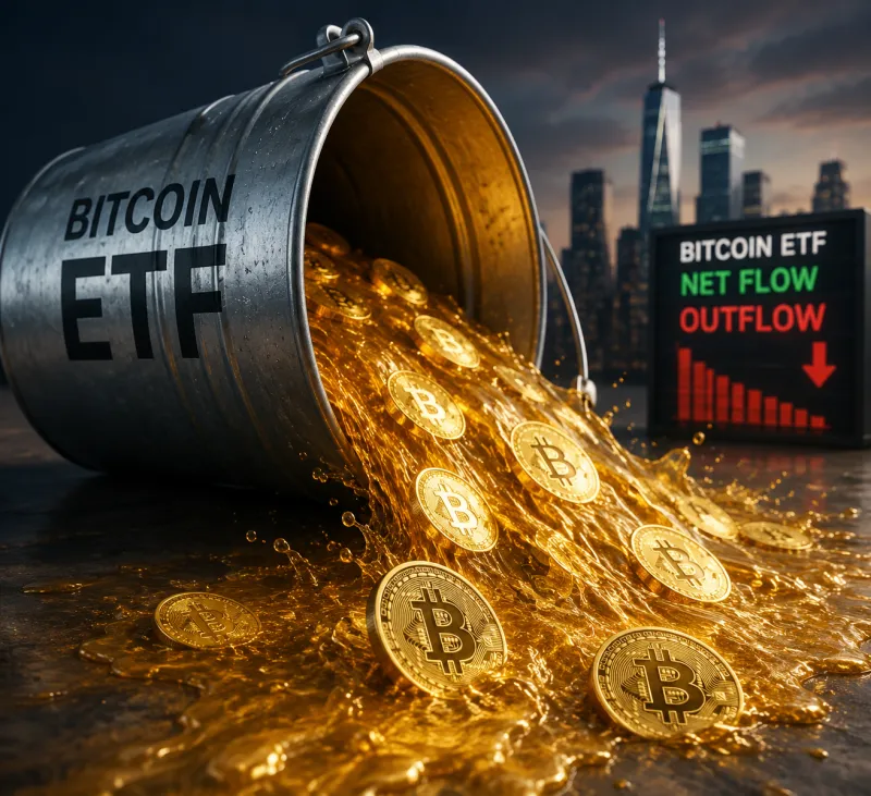 BTC Stays Around $77k as Spot Bitcoin ETFs Log $649M in Net Outflows