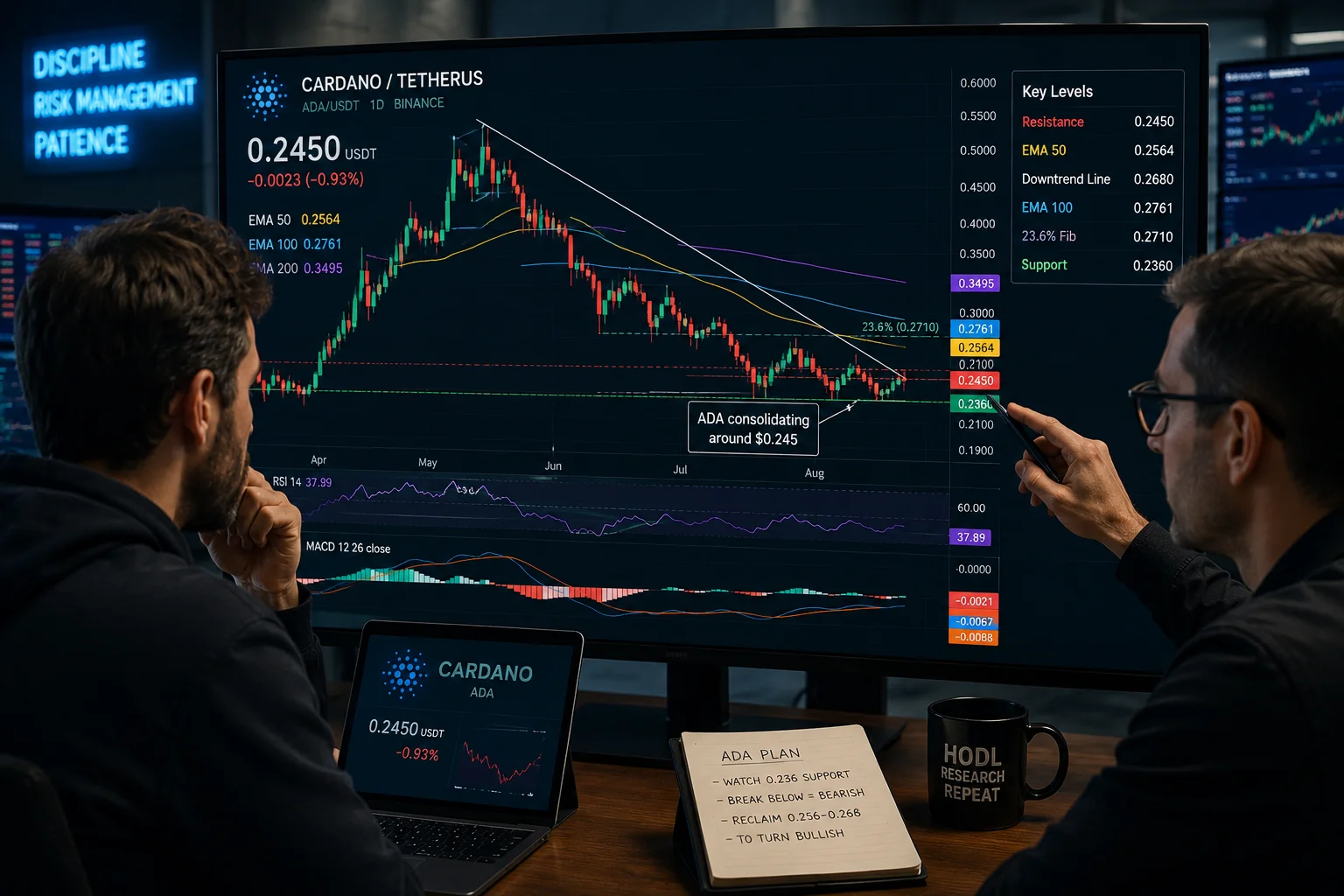 Cardano (ADA) Bears Strengthen as Derivatives and Technical Signals Turn Negative