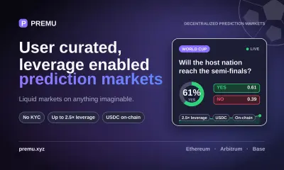 Premu Opens User-Created, Leveraged Prediction Markets Ahead of the 2026 World Cup
