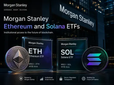 Morgan Stanley Files for Ethereum and Solana ETFs With Lowest Fees and Staking Feature