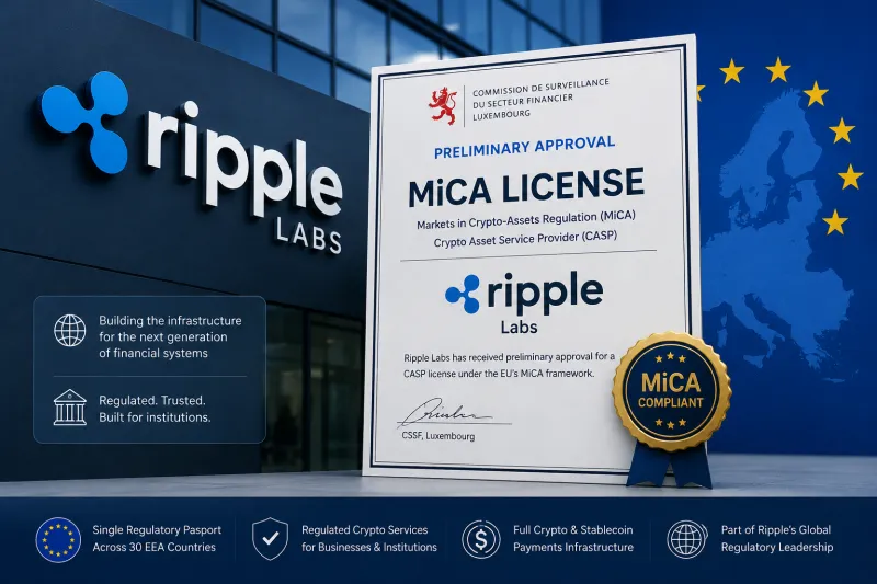 Ripple Secures Preliminary MiCA Approval in Luxembourg