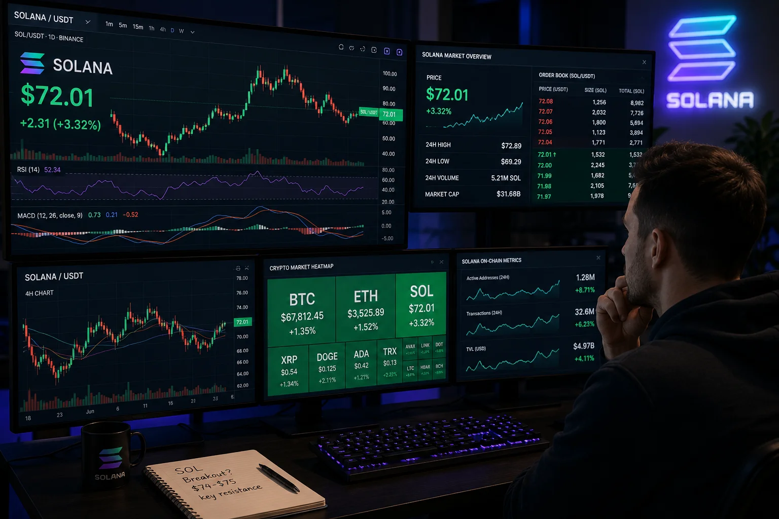 Solana Price Outlook: Bullish Derivatives and Strong On-Chain Activity Support Recovery Despite ETF Outflows