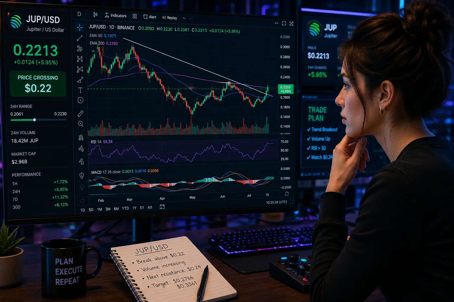 Jupiter Price Eyes Breakout as Network Revenue Hits Three-Month High