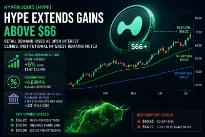 Hyperliquid Price Outlook: HYPE Holds Above $67 as Retail Traders Drive Bullish Momentum