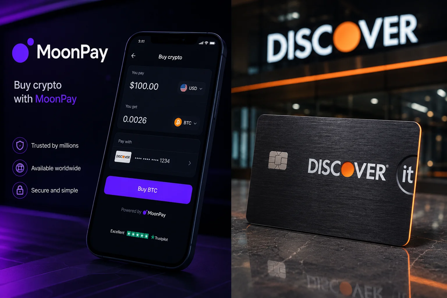 MoonPay Adds Discover Network Support to Expand Crypto Payment Options in the U.S.