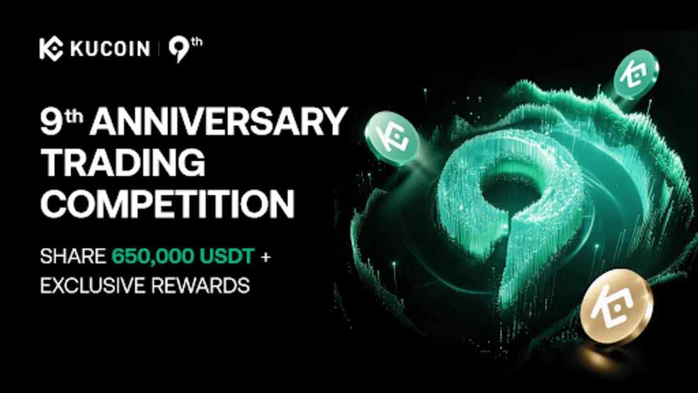 KuCoin Launches 9th Anniversary Trading Competition With Up to 650,000 USDT in Rewards
