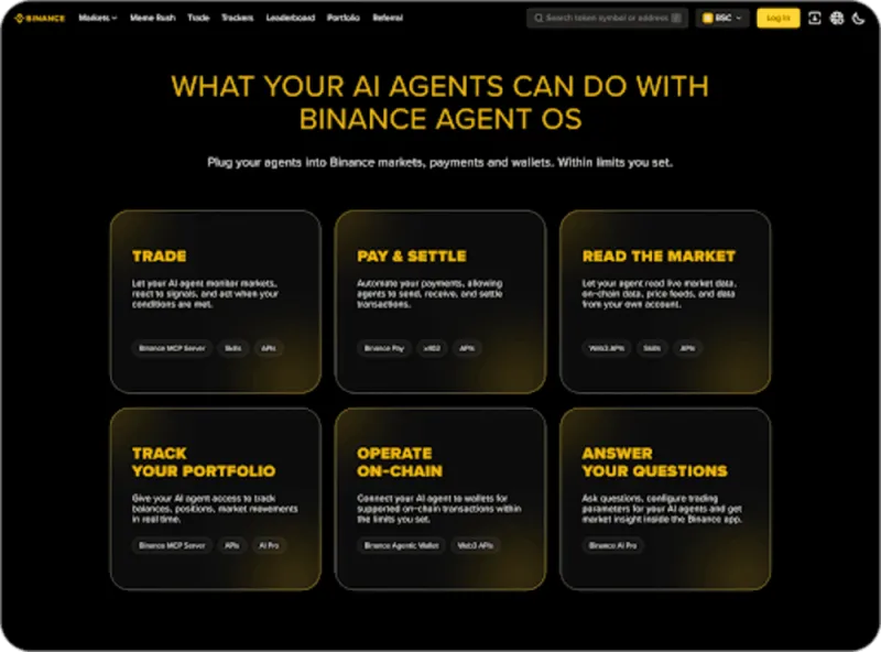 Binance Lets AI Agents Trade Directly on Its Platform