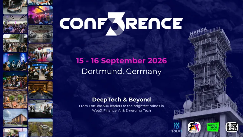 CONF3RENCE 2026 becomes an event campus: two days of deep tech at Kokerei Hansa — free entry, registration required