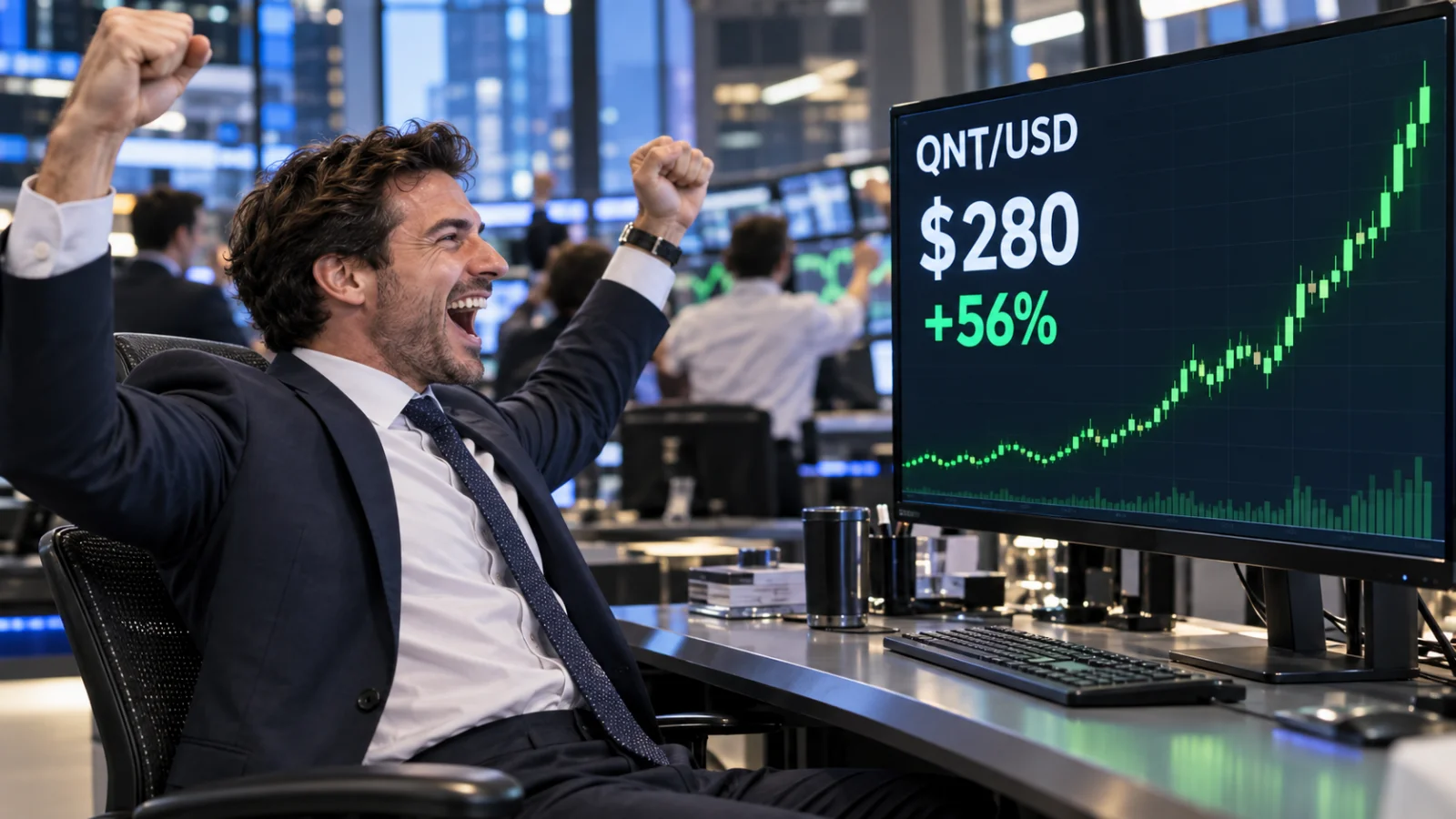 Quant Surges 350% After Deal to Settle Bank Deposits On-Chain