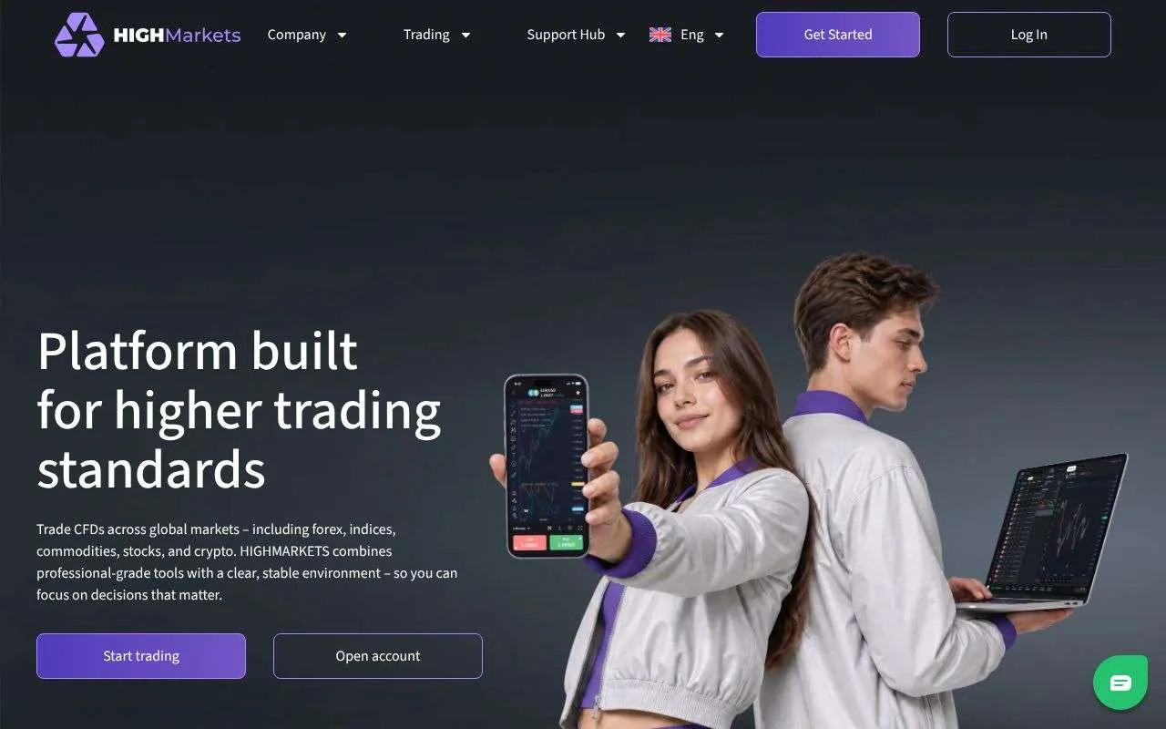 HighMarkets Trading Review logo