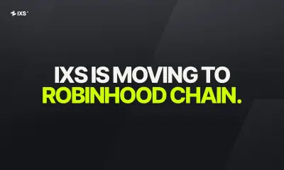 IXS Moves to Robinhood Chain to Enable Its Next Phase, Launching a $10M Pre-IPO Vault for Institutional Investors