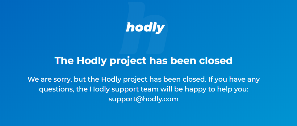 Hodly Closing Message